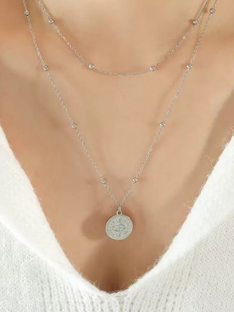 Orbit Medallion Necklace