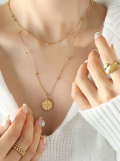Orbit Medallion Necklace