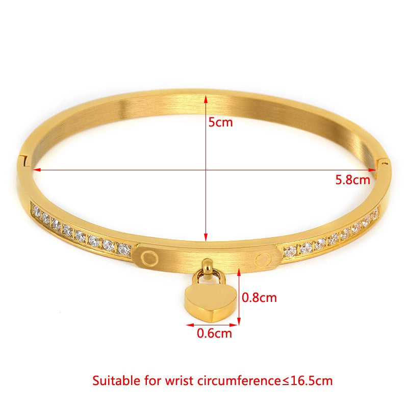 Elara Charm Bangle