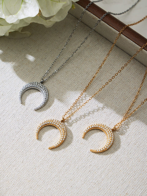 Astra Crescent Necklace