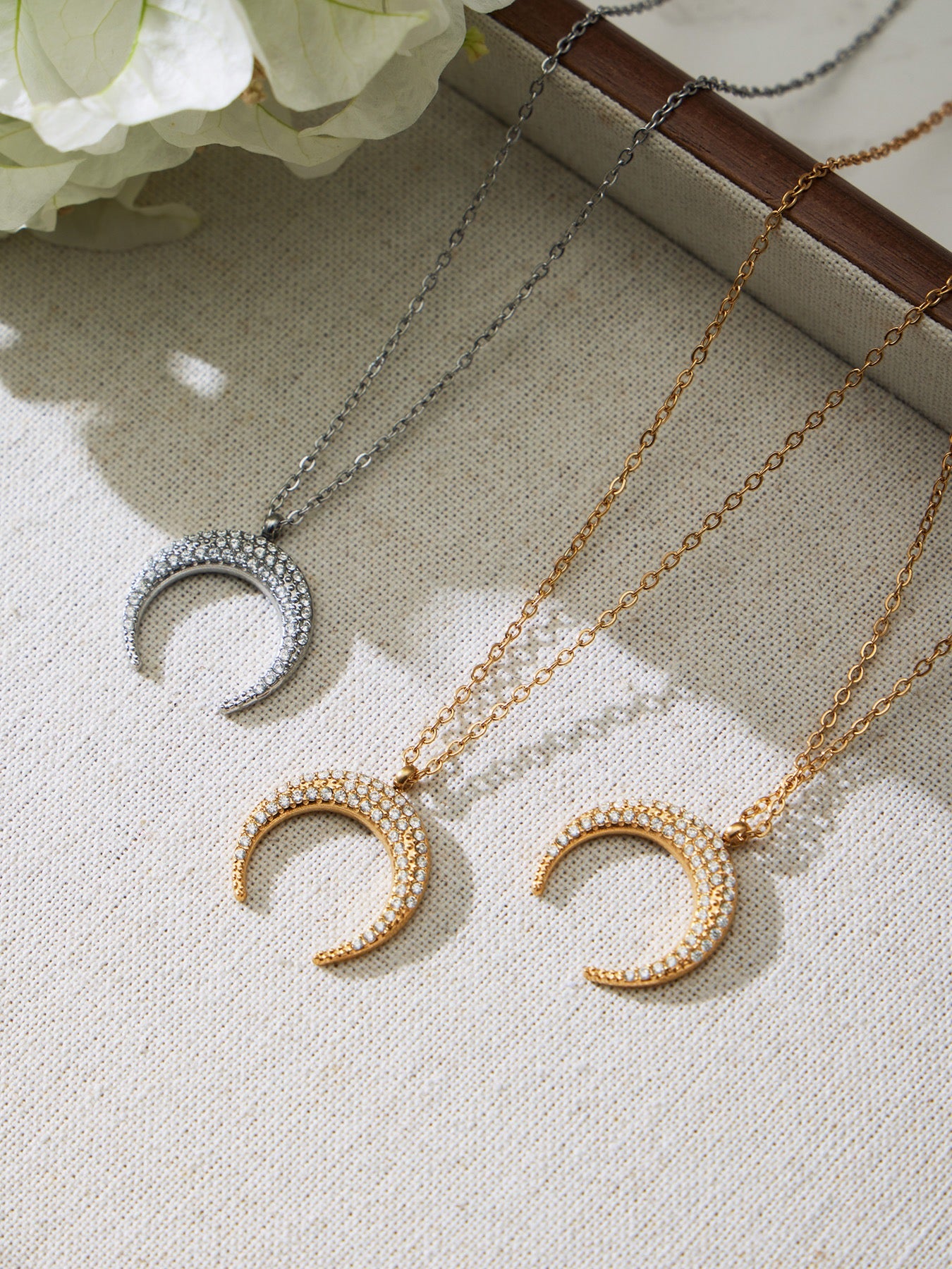 Astra Crescent Necklace
