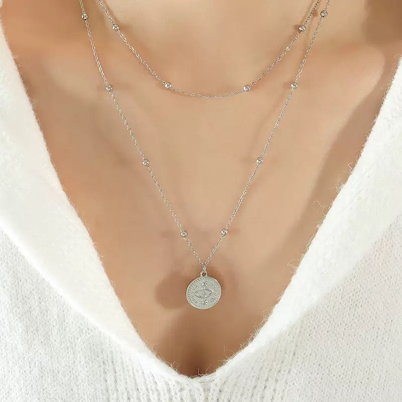 Orbit Medallion Necklace