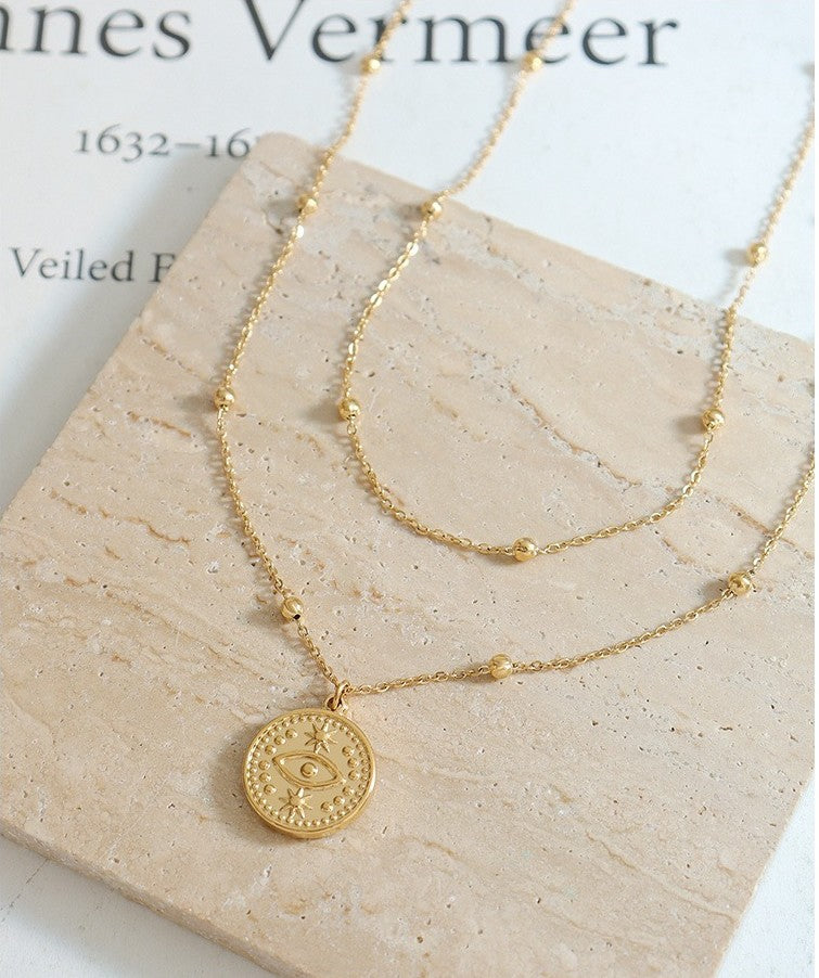 Orbit Medallion Necklace