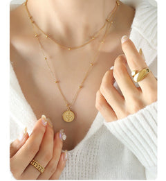 Orbit Medallion Necklace