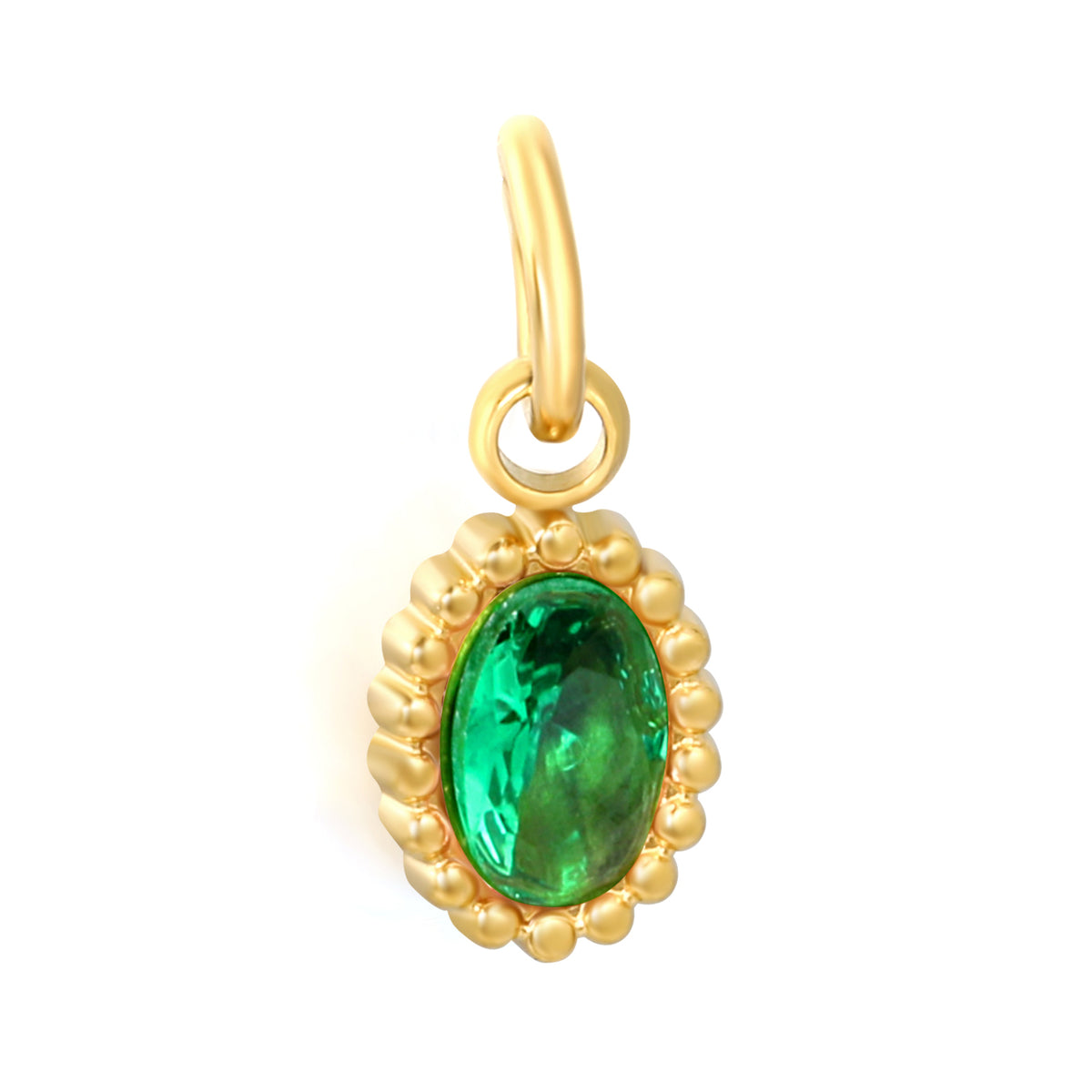Emerald Glow Charm