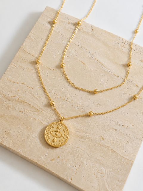 Orbit Medallion Necklace