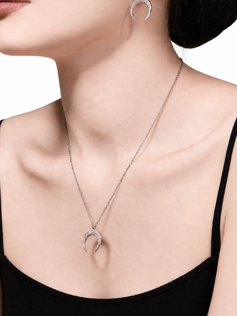 Astra Crescent Necklace
