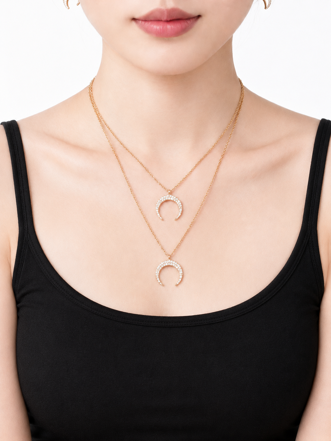 Astra Crescent Necklace