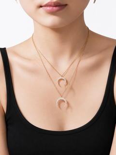 Astra Crescent Necklace