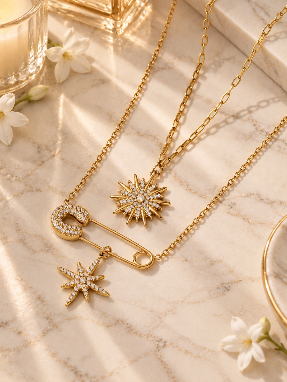 Celestia Pin Necklace