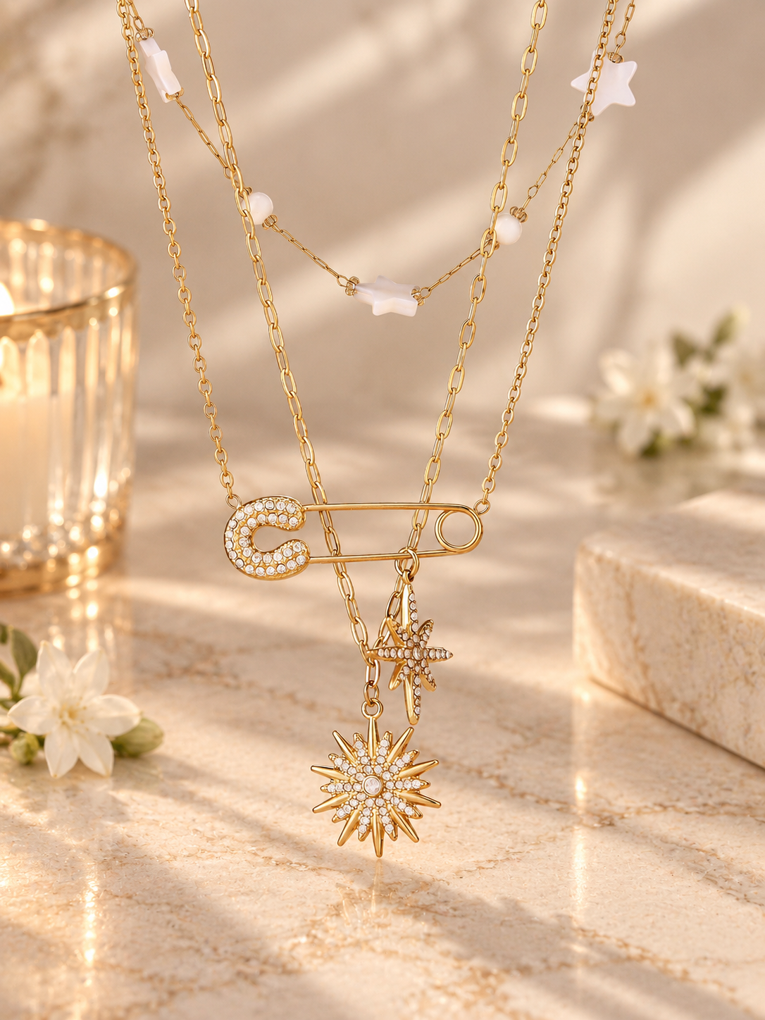 Celestia Pin Necklace