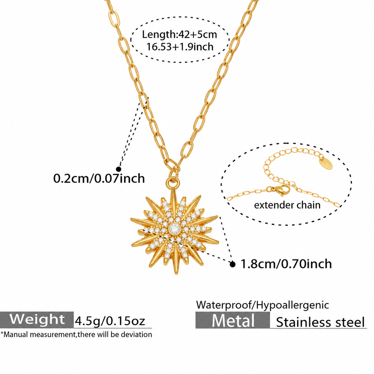 Celestia Starburst Necklace