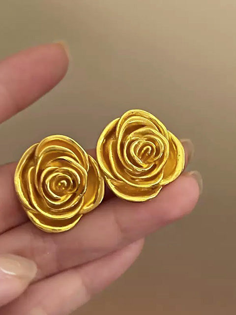 Enchanted Rosette Studs