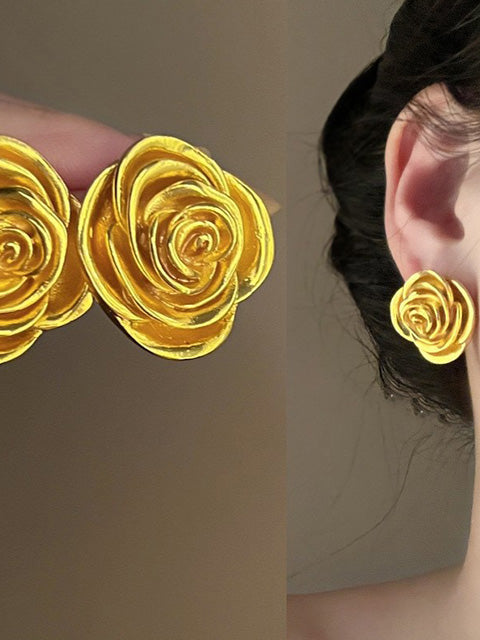 Enchanted Rosette Studs