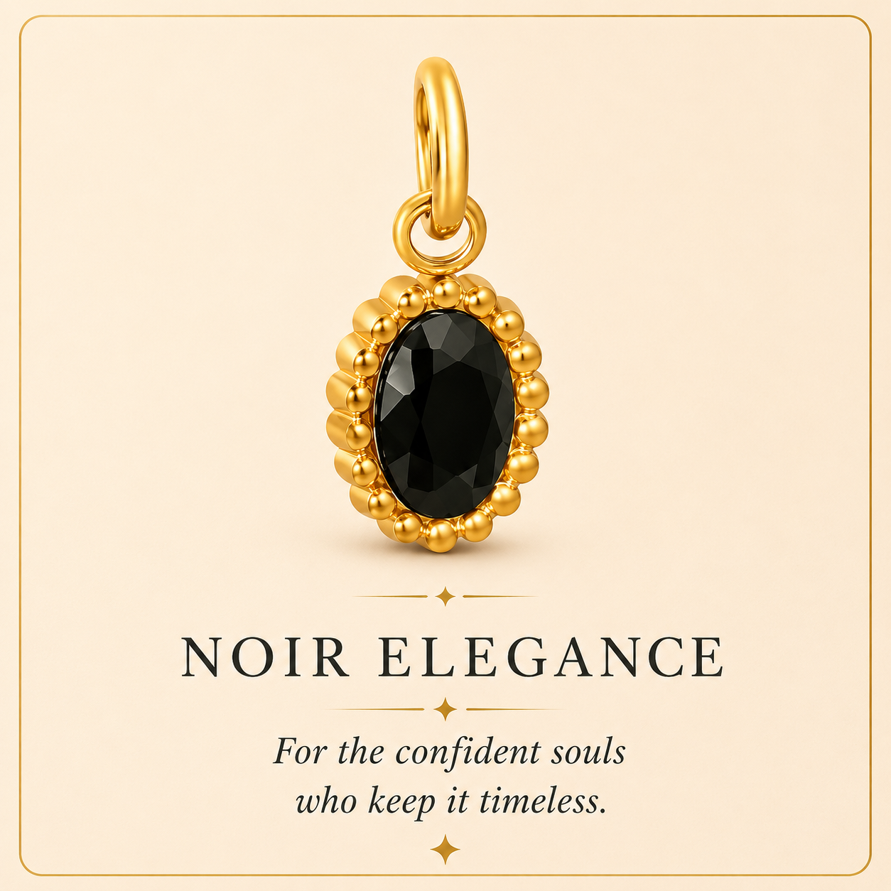 Noir Elegance Charm