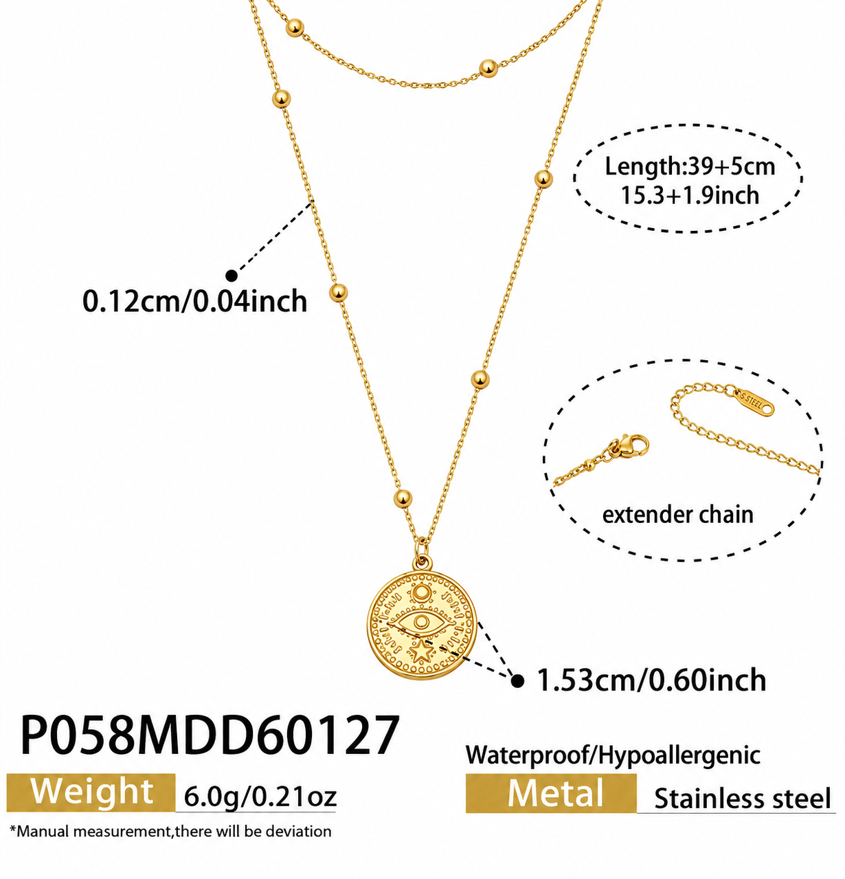 Orbit Medallion Necklace