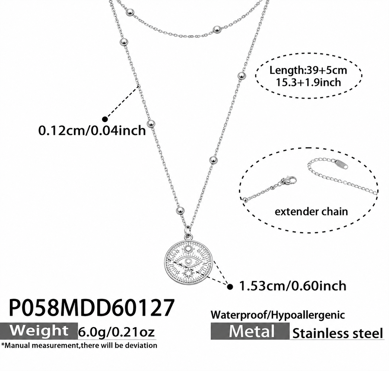 Orbit Medallion Necklace