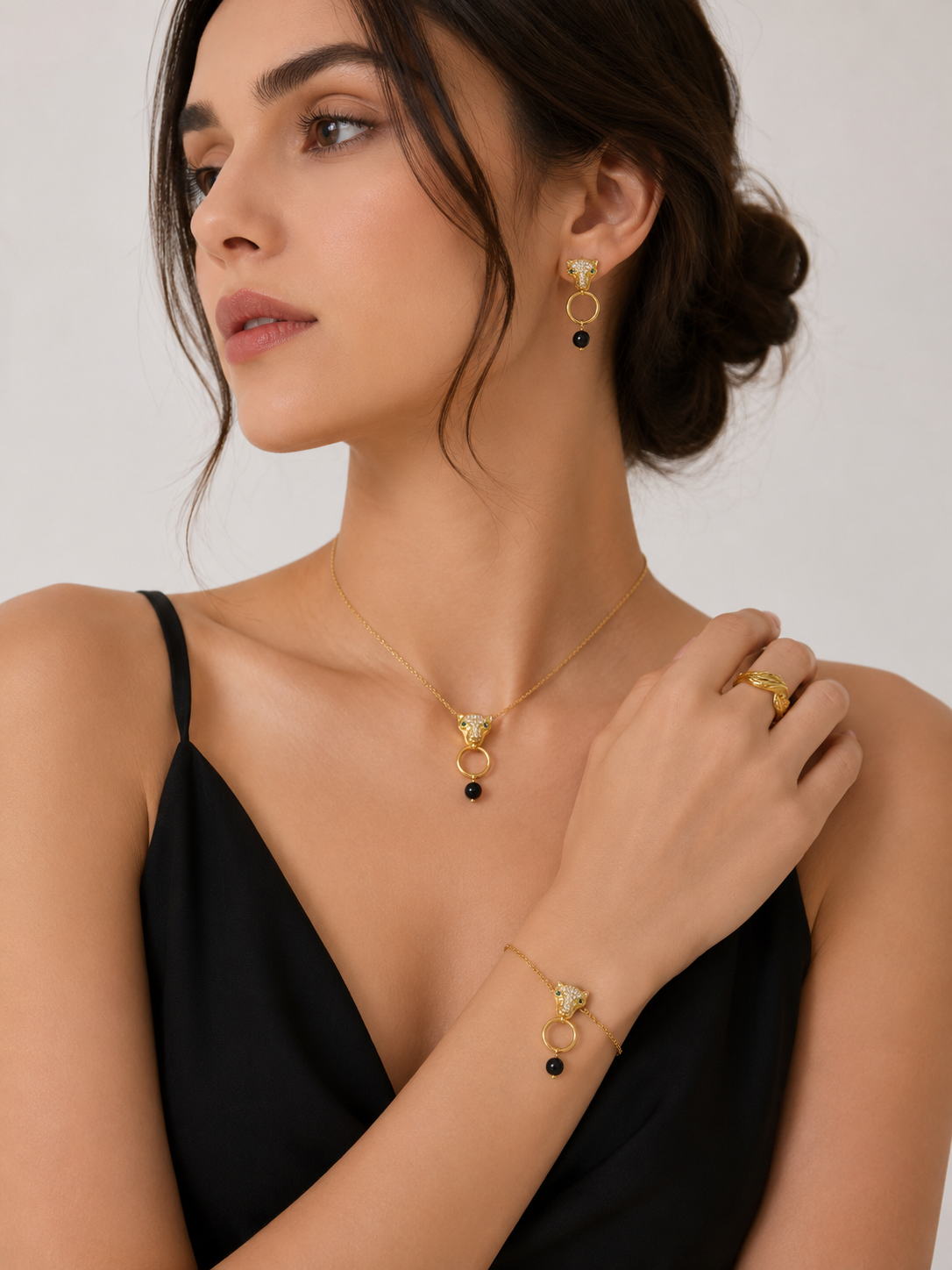 Panther Orb Necklace