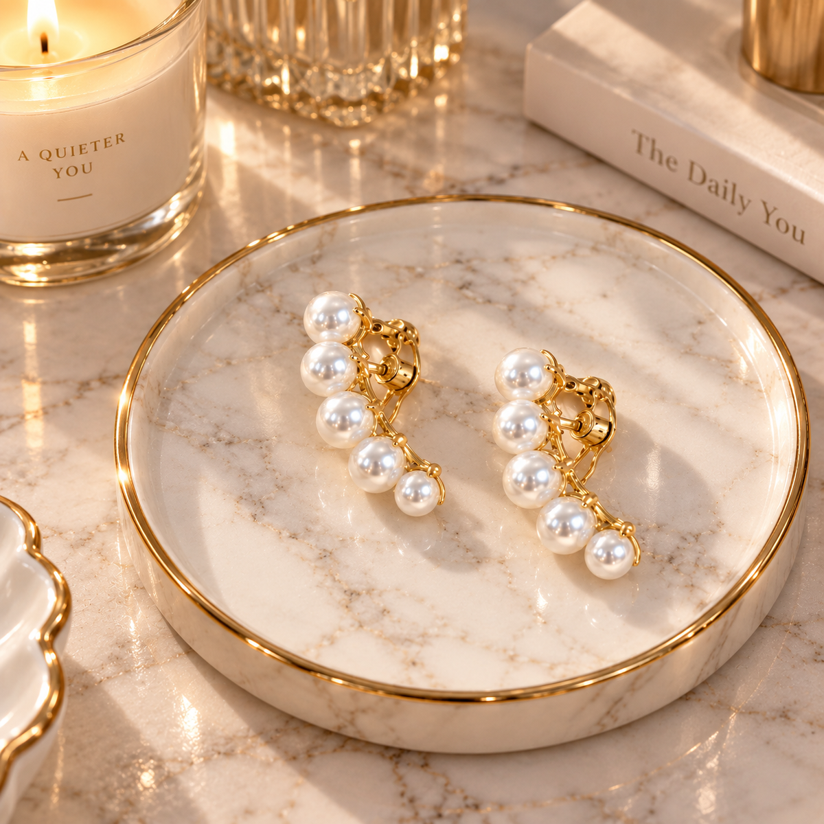 Pearl Cascade Earrings