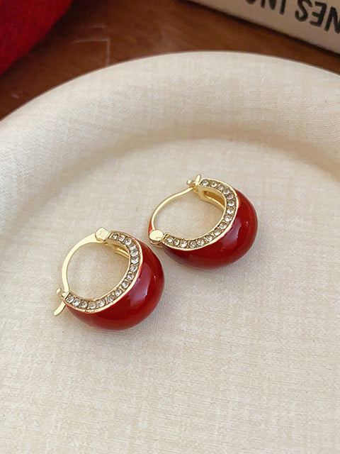 Scarlet Hoops