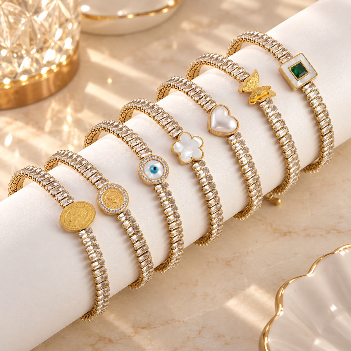 Gilded Flutter Bracelet