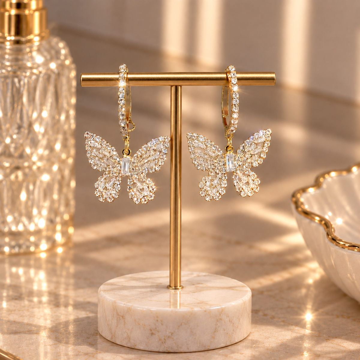 Celestial Flutter Hoops