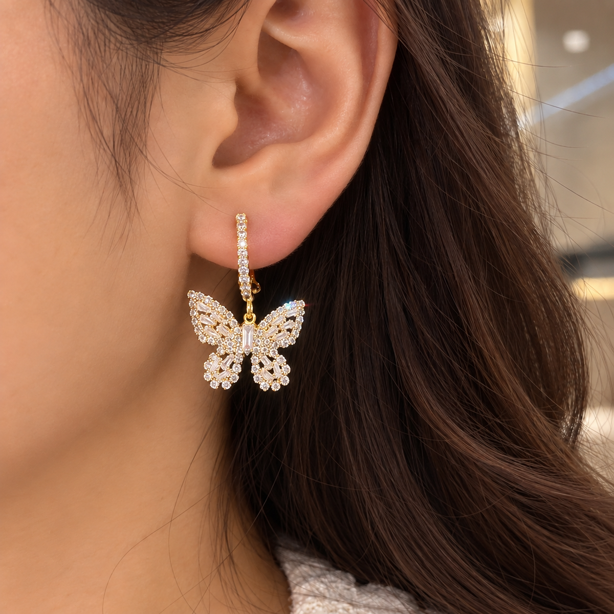 Celestial Flutter Hoops