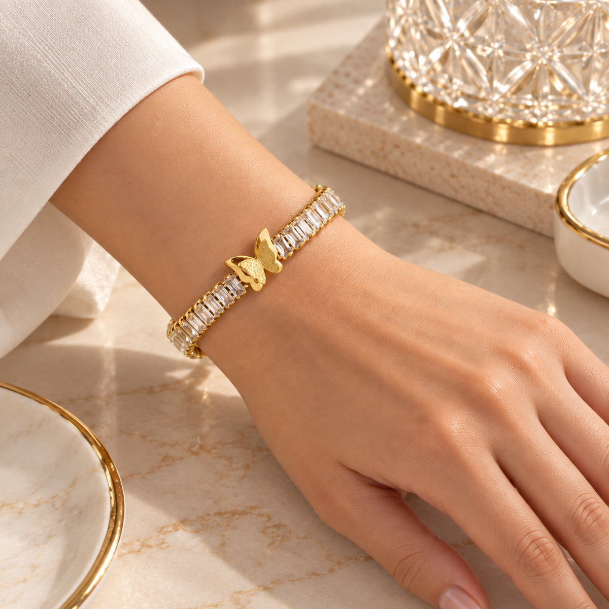 Gilded Flutter Bracelet