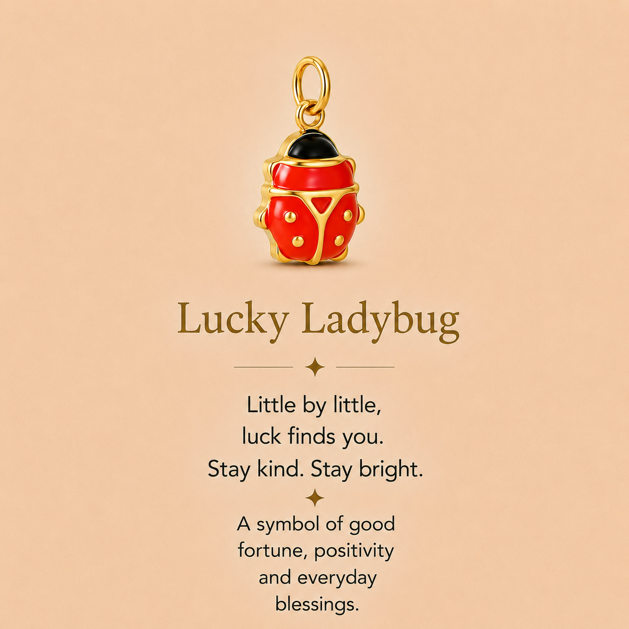 Lucky Ladybug Charm