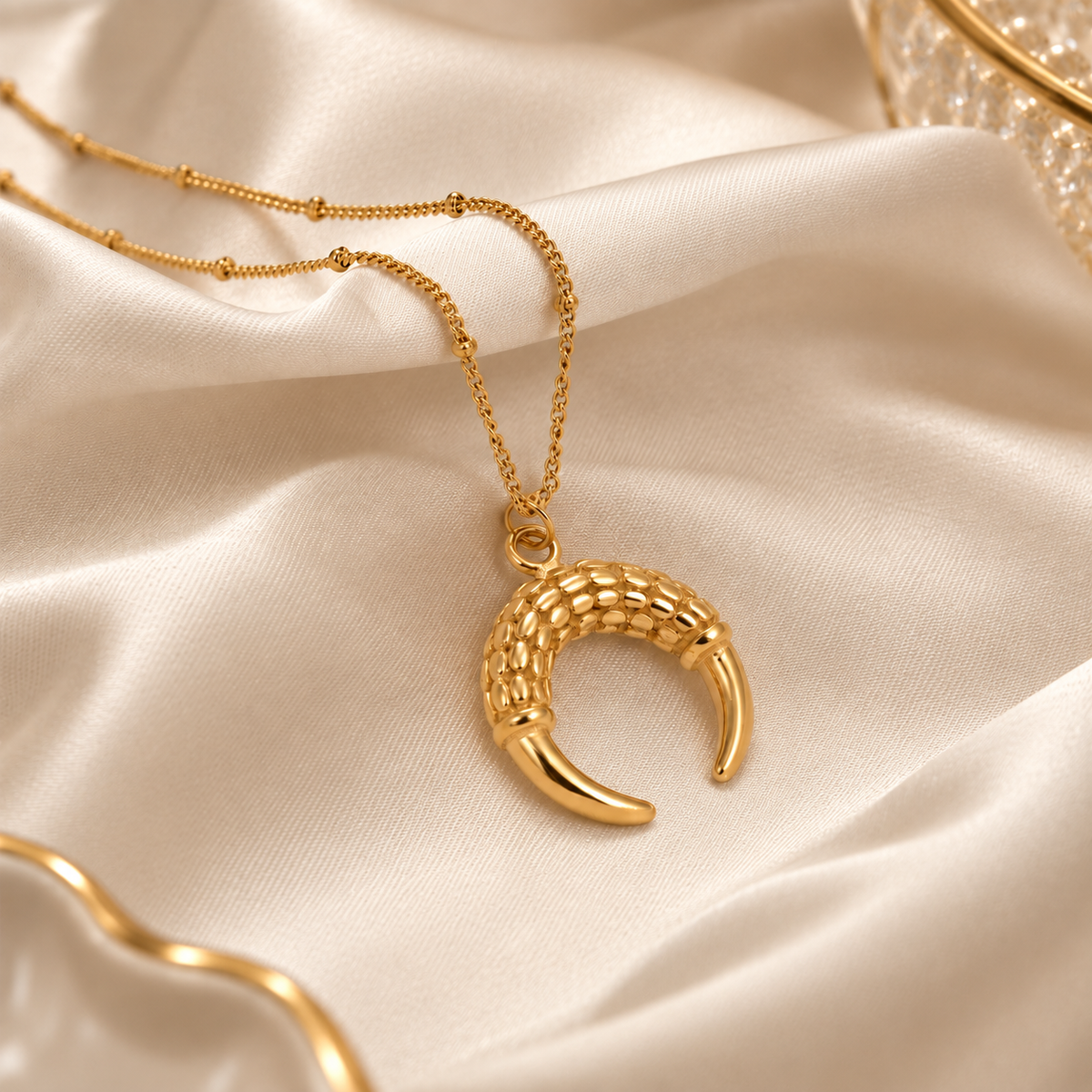 Luna Tusk Necklace
