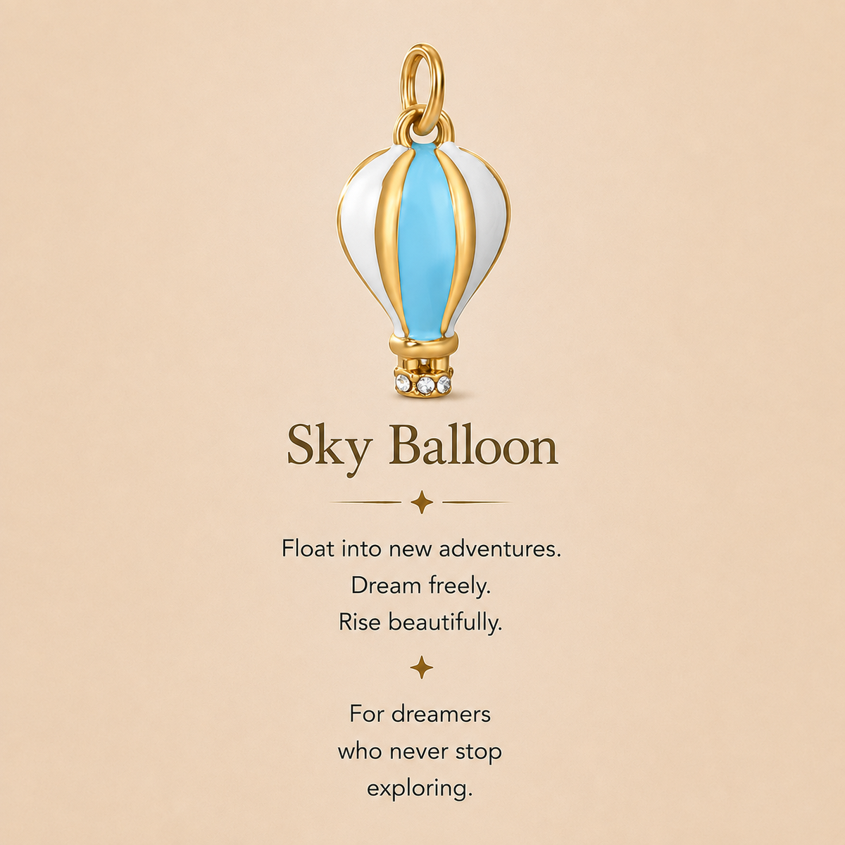 Sky Balloon Charm